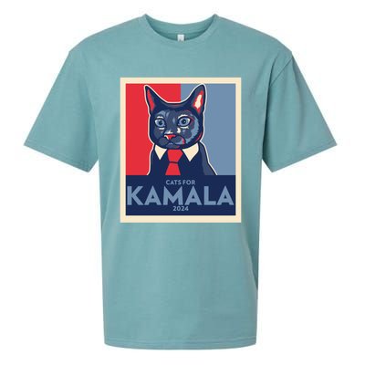 Politically Purrfect Cats For Kamala Harris 2024 President Madam President 2024 Sueded Cloud Jersey T-Shirt