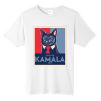 Politically Purrfect Cats For Kamala Harris 2024 President Madam President 2024 Tall Fusion ChromaSoft Performance T-Shirt