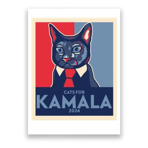 Politically Purrfect Cats For Kamala Harris 2024 President Madam President 2024 Poster