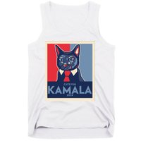 Politically Purrfect Cats For Kamala Harris 2024 President Madam President 2024 Tank Top