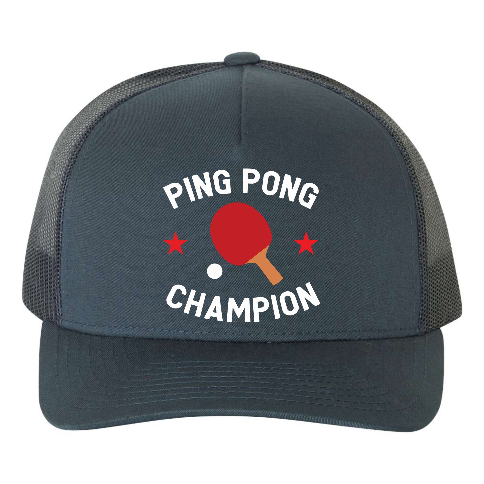 Ping Pong Champion Table Tennis Lover Gift Yupoong Adult 5-Panel Trucker Hat