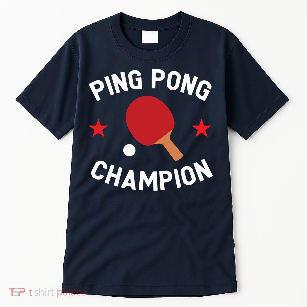 Ping Pong Champion Table Tennis Lover Gift Tall T-Shirt