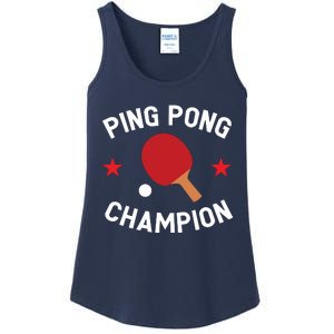 Ping Pong Champion Table Tennis Lover Gift Ladies Essential Tank