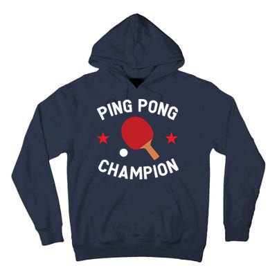Ping Pong Champion Table Tennis Lover Gift Tall Hoodie