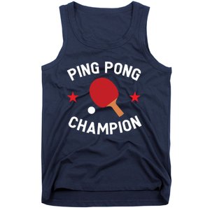 Ping Pong Champion Table Tennis Lover Gift Tank Top