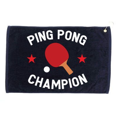 Ping Pong Champion Table Tennis Lover Gift Grommeted Golf Towel