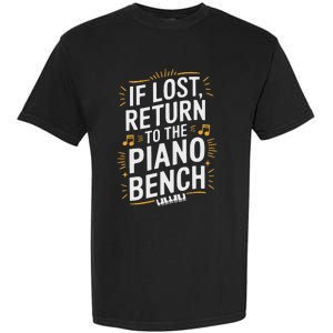 Piano Player Classical Music Pianist And Keyboard Musician Garment-Dyed Heavyweight T-Shirt