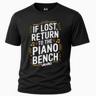 Piano Player Classical Music Pianist And Keyboard Musician Cooling Performance Crew T-Shirt