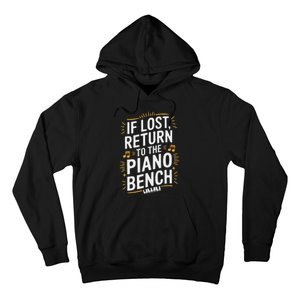 Piano Player Classical Music Pianist And Keyboard Musician Hoodie