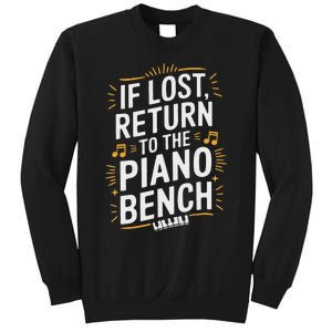 Piano Player Classical Music Pianist And Keyboard Musician Sweatshirt