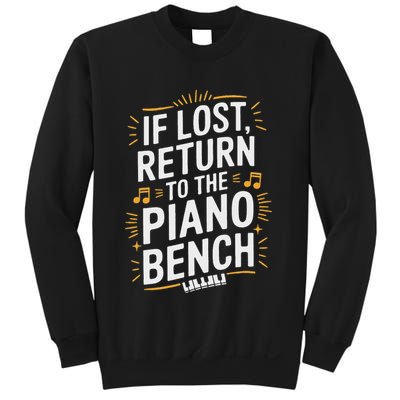 Piano Player Classical Music Pianist And Keyboard Musician Sweatshirt