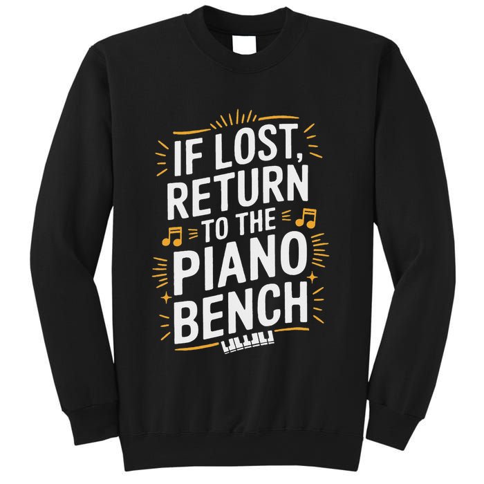 Piano Player Classical Music Pianist And Keyboard Musician Sweatshirt