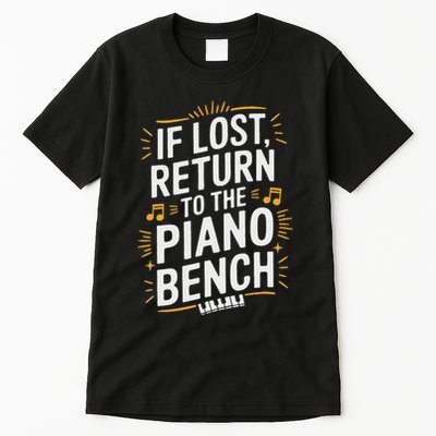 Piano Player Classical Music Pianist And Keyboard Musician Tall T-Shirt