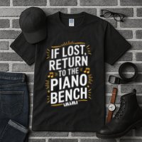 Piano Player Classical Music Pianist And Keyboard Musician Tall T-Shirt