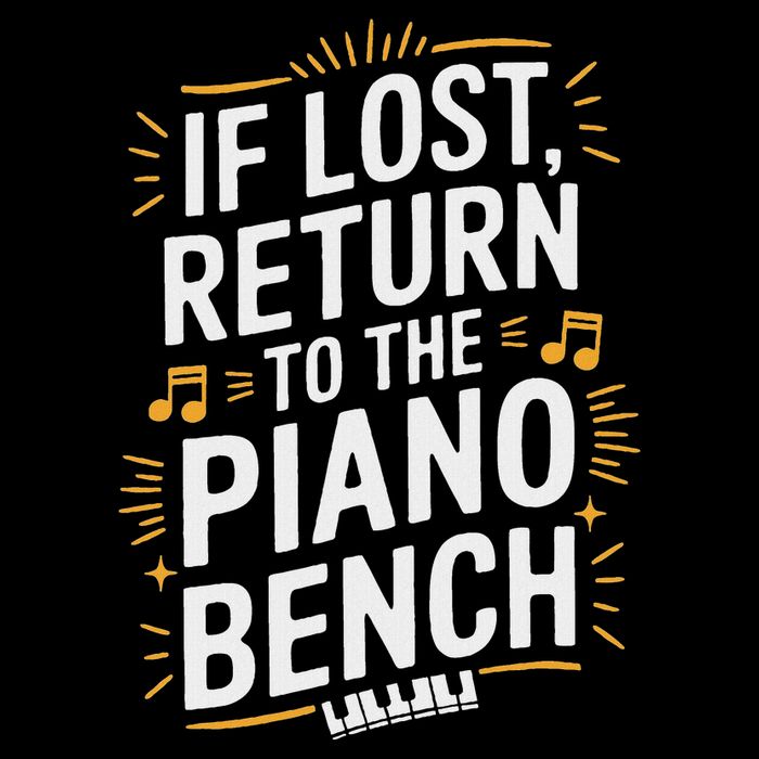 Piano Player Classical Music Pianist And Keyboard Musician Tall T-Shirt
