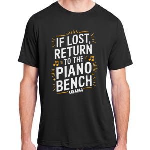 Piano Player Classical Music Pianist And Keyboard Musician Adult ChromaSoft Performance T-Shirt