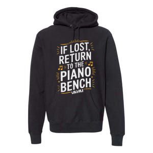 Piano Player Classical Music Pianist And Keyboard Musician Premium Hoodie