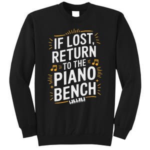 Piano Player Classical Music Pianist And Keyboard Musician Tall Sweatshirt