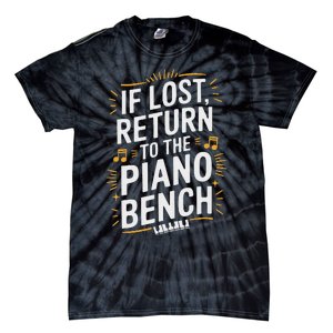 Piano Player Classical Music Pianist And Keyboard Musician Tie-Dye T-Shirt