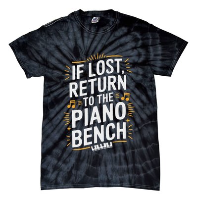Piano Player Classical Music Pianist And Keyboard Musician Tie-Dye T-Shirt