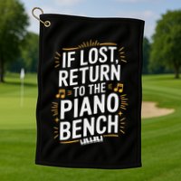 Piano Player Classical Music Pianist And Keyboard Musician Golf Towel