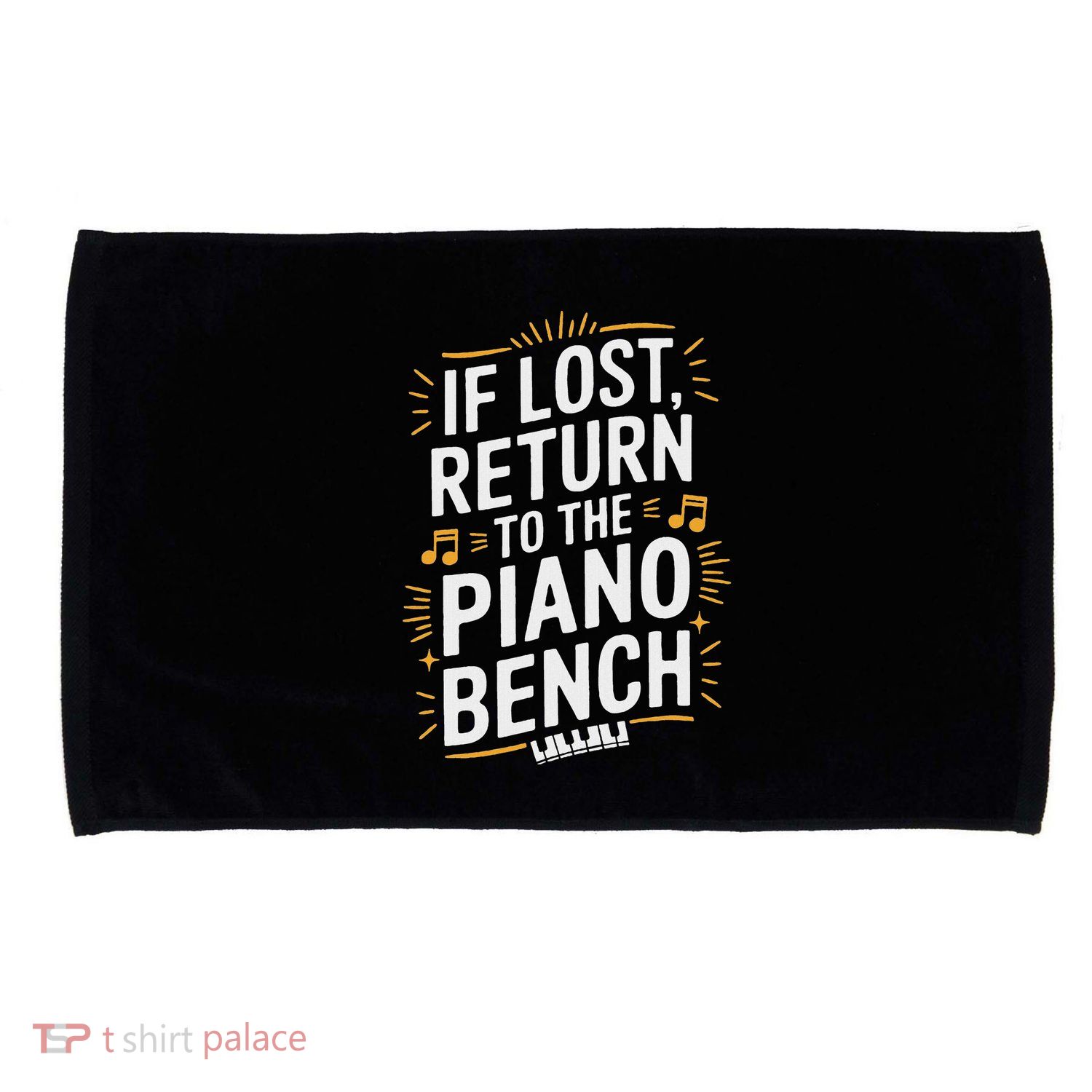 Piano Player Classical Music Pianist And Keyboard Musician Microfiber Hand Towel