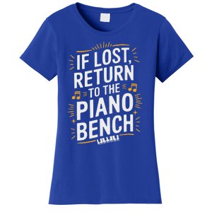 Piano Player Classical Music Pianist And Keyboard Musician Women's T-Shirt