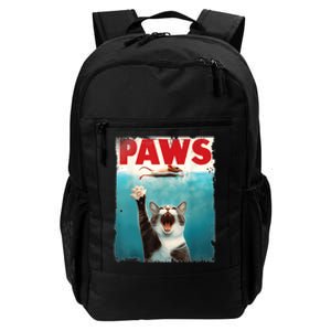 Paws Parody Cat Mouse Humorous Cat Chasing Mouse Kitten Daily Commute Backpack