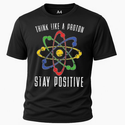 Positive Proton Chemist Nerd Science Teacher Gift Chemistry Performance Shirt