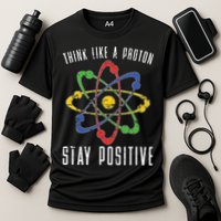 Positive Proton Chemist Nerd Science Teacher Gift Chemistry Cooling Performance Crew T-Shirt
