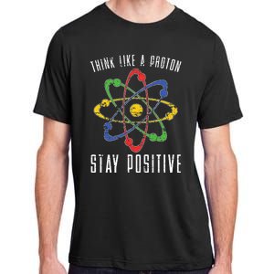 Positive Proton Chemist Nerd Science Teacher Gift Chemistry Adult ChromaSoft Performance T-Shirt