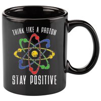 Positive Proton Chemist Nerd Science Teacher Gift Chemistry 11oz C Handle Ceramic Mug