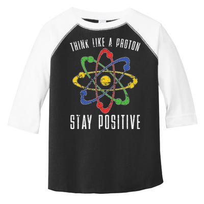 Positive Proton Chemist Nerd Science Teacher Gift Chemistry Toddler Fine Jersey T-Shirt