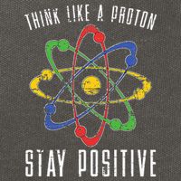 Positive Proton Chemist Nerd Science Teacher Gift Chemistry Cotton Canvas Backpack