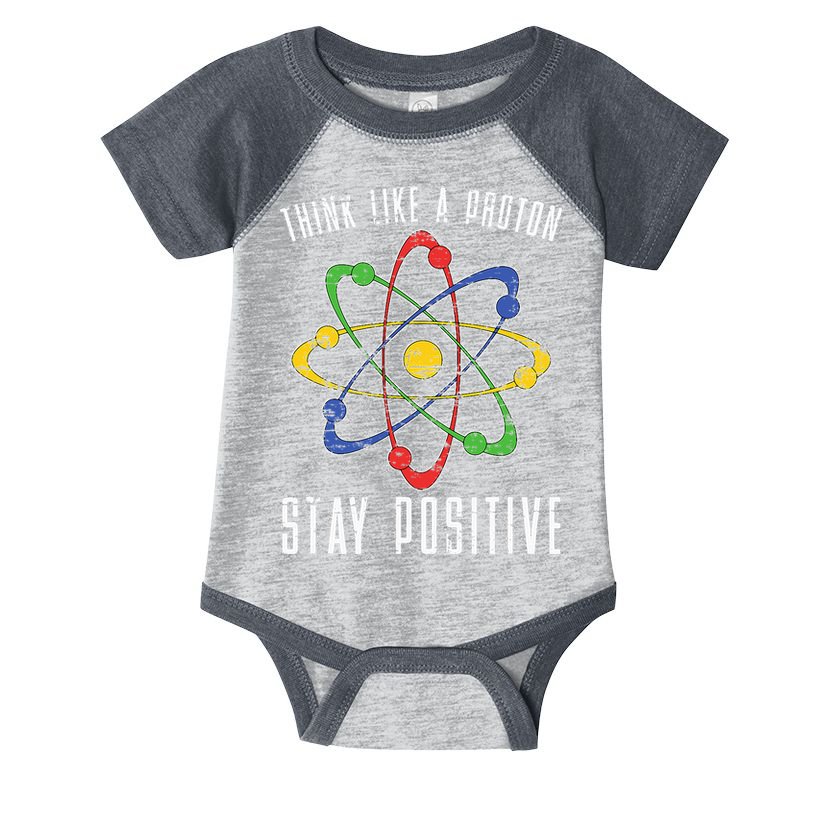 Positive Proton Chemist Nerd Science Teacher Gift Chemistry Infant Baby Jersey Bodysuit