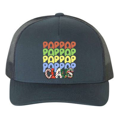 Pop Pop Claus Retro Christmas Family Hippie Pop Pop Costume Gift Yupoong Adult 5-Panel Trucker Hat