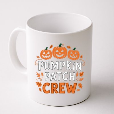 Pumpkin Patch Crew Funny Pumpkin Patch Squad Thanksgiving Coffee Mug