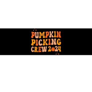 Pumpkin Picking Crew 2024 Family Matching Autumn Halloween Bumper Sticker