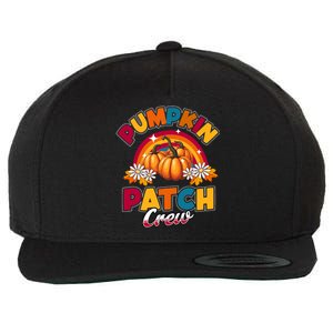 Pumpkin Patch Crew Fall Autumn Thanksgiving Halloween Wool Snapback Cap