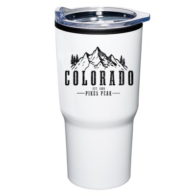 Pikes Peak Colorado Est. 1806 Vintage Mountains Hiking Tumbler