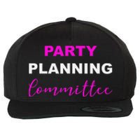 Party Planning Committee Wool Snapback Cap