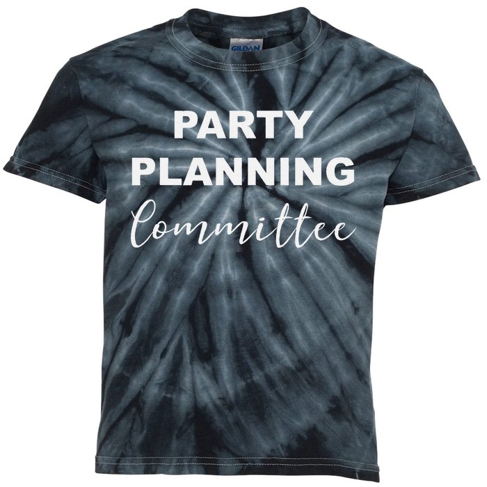 Party Planning Committee Kids Tie-Dye T-Shirt