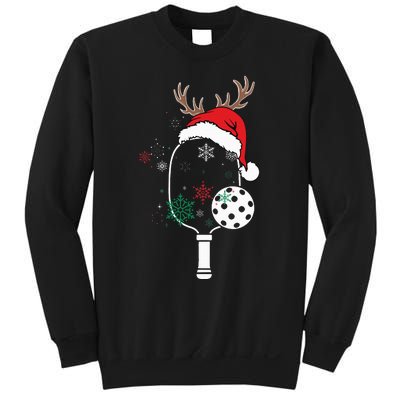 Pickleball Player Christmas Holiday Reindeer Xmas Sweatshirt