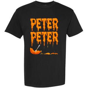 Peter Pumpkin Costume Eater For Couples Matching Halloween Garment-Dyed Heavyweight T-Shirt