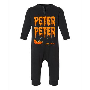 Peter Pumpkin Costume Eater For Couples Matching Halloween Infant Fleece One Piece