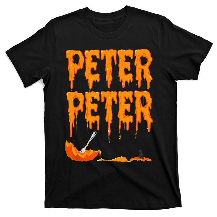 Peter Pumpkin Costume Eater For Couples Matching Halloween T-Shirt