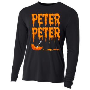 Peter Pumpkin Costume Eater For Couples Matching Halloween Cooling Performance Long Sleeve Crew