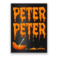 Peter Pumpkin Costume Eater For Couples Matching Halloween Poster