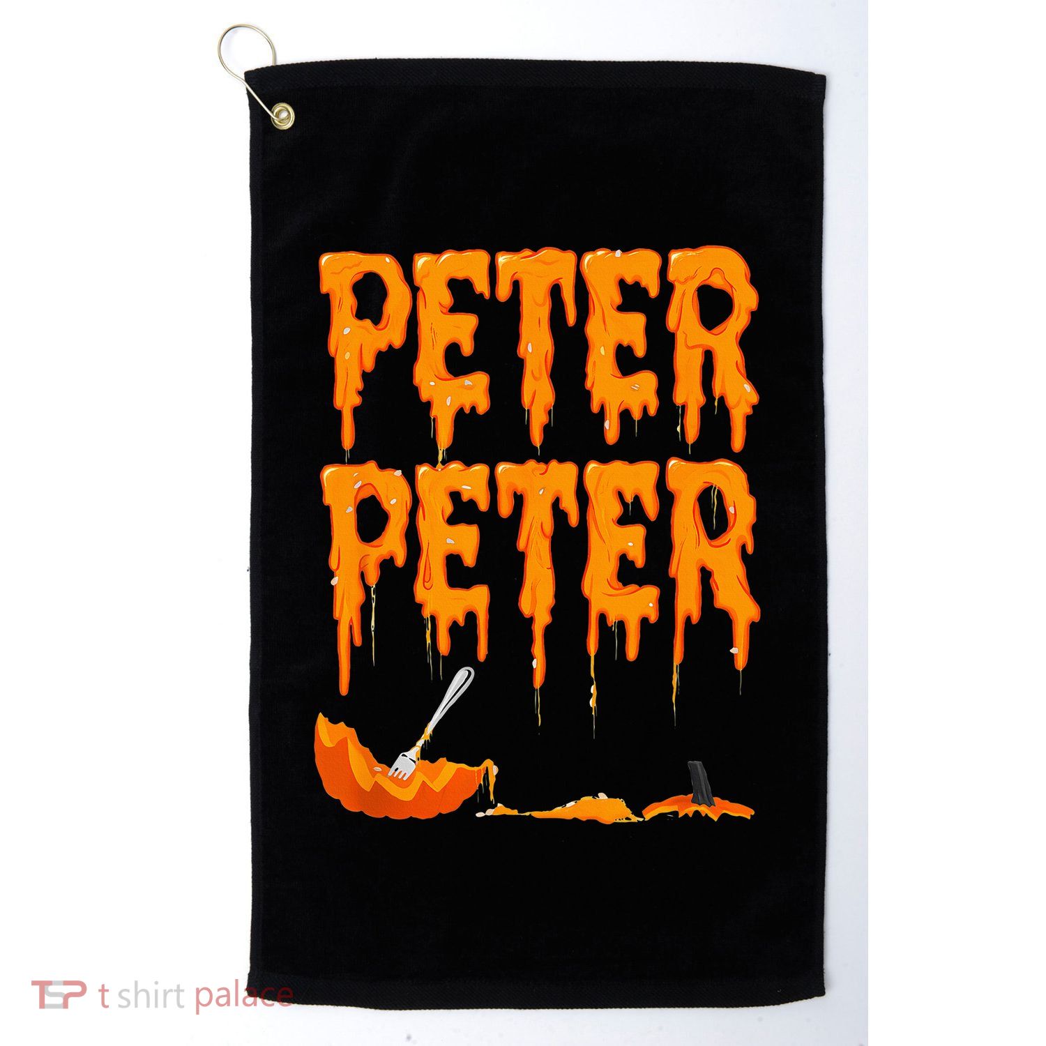 Peter Pumpkin Costume Eater For Couples Matching Halloween Golf Towel