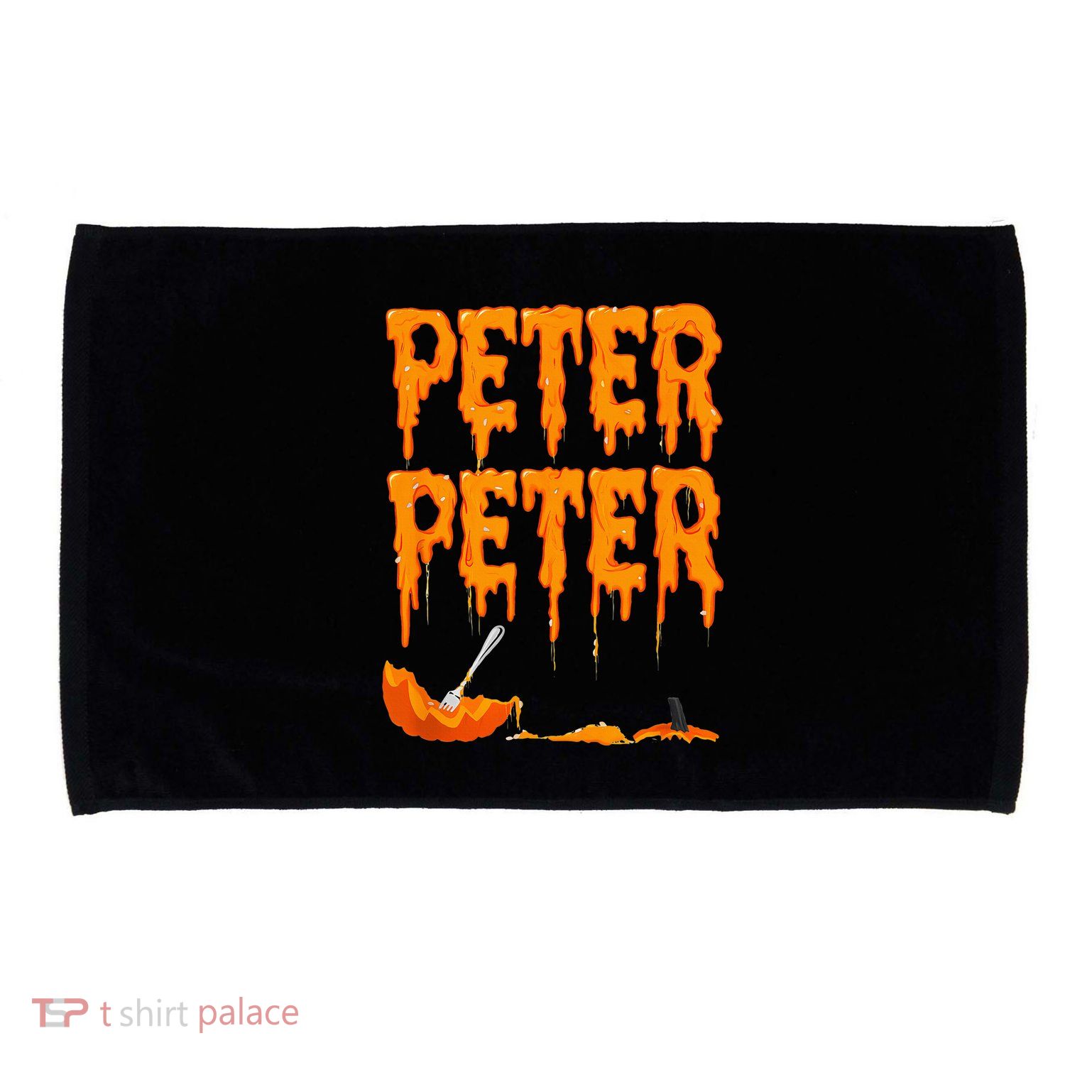 Peter Pumpkin Costume Eater For Couples Matching Halloween Microfiber Hand Towel